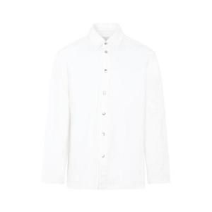 Jil Sander 긴소매 버튼 데님 셔츠 J21DL0137J46463 102 TP945281804