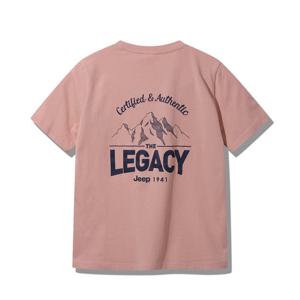JEEP 남녀공용 LEGACY 마운틴 반팔티 JQ2TSU595LO
