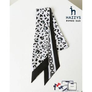 [헤지스]HISC5E711WT_여성 화이트 패턴 실크 스카프