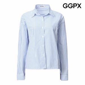 [GGPX] 루즈핏 스트라이프 자수 셔츠 (GP8SH006B)