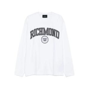 25 FW 존리치몬드 로고 프린트 긴소매 티셔츠 RMA25199TSAYT TP441531656