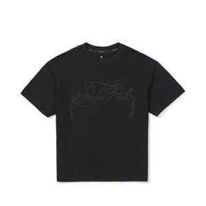 스노우피크 아스킨 여성 발포 레터링 반팔 티셔츠 BB S25MWFTS87 DC LP OW