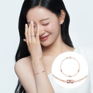 [스톤헨지][스톤헨지] 14K 로즈골드 팔찌 SA25C10P