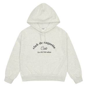 에꼴리에 여아 레터링 후드 티셔츠 23C1452_GY