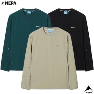 네파[택가 119.000원](7LE5321) 남여 공용 가을겨울 간절기 포레스타 우븐 맨투맨 티셔츠