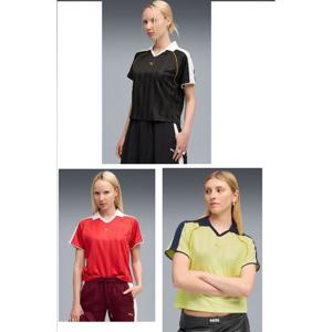 [푸마] 여성 크롭 반팔티 T7 Relaxed Football Jerse 632157-01 11 35
