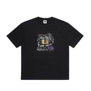코닥 모먼츠 일러스트 반팔 티셔츠 B1 K5323LRS75 BLK WHT