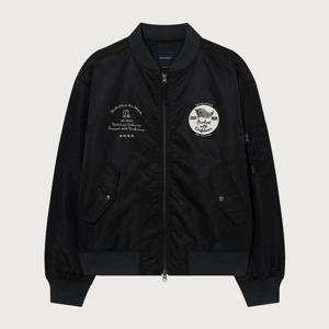 [커버낫]커버낫 MA-1 자켓 블랙 CO2503JK05BK