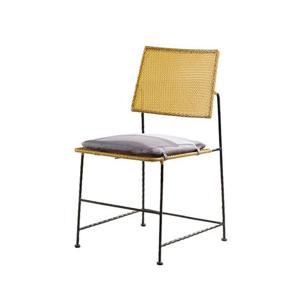 HZY3270 스틸 라탄 등받이 의자 1color 스틸의자 철제의자 라탄체어 라탄의자 등받이의자 체어 식탁의자 카페의자 인테리어의자