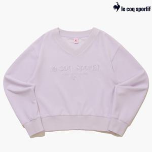 [르꼬끄] 여성 모달 더블텐션 V넥 맨투맨 QQ122OFS11_LLV