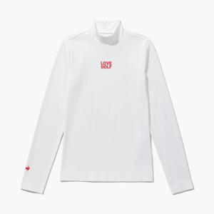 [30%OFF] 르꼬끄골프 여성 골지 하이넥 티셔츠 (GQ122LIL21)