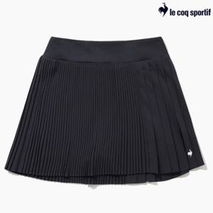 [르꼬끄] 여성 플리츠 스커트 QQ122TSK31_BLK