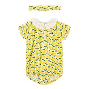[블루독베이비8] SS25 썬플라워 바디슈트 HJ (4531360408) (BLUEDOG BABY 유아 출산 백일 선물 도트 강아지