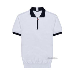 [키톤] SS25 남성 폴로 티셔츠 UMK0571 V111A DARK BLUE WHITE