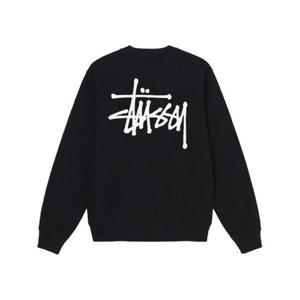 스투시 베이직 스투시 크루넥 블랙 2023 1914870M