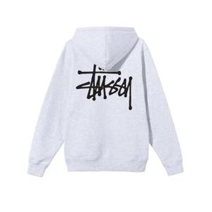 스투시 베이직 스투시 후드 애쉬 헤더 2021 19246491924649M
