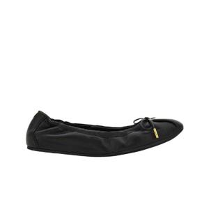 페라가모 엘라스티케이티드 발레 플랫 블랙   C 01J215-779656