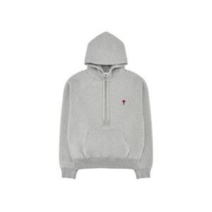 아미 스몰 하트 로고 후드 헤더 애쉬 그레이 BFUSW205-747-0951