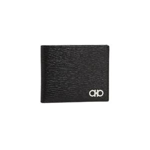 페라가모 동전 포켓 간치니 지갑 블랙 피오레 블루 66A065-685987