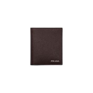프라다 사피아노 레더 월렛 커피 발틱 블루 2MO004-2FPJ-F0LEX