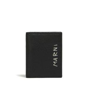 25 FW 마르니 로고 스티치 2단 가죽 지갑 PFMI0101U0P6533 TP432099003