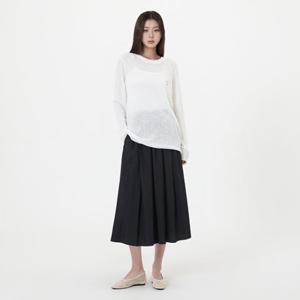 [LAP] 랩 밴딩 플레어 롱 스커트 여름 치마 2컬러 (AR2WS561)