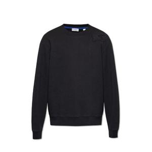 Burberry 로고 패치 크루넥 스웨트셔츠 8105354A1189 BLACK TP942874477