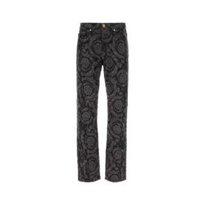 Versace 바로코 자카드 미드라이즈 진 10078371A07719 2D860 TP944436233