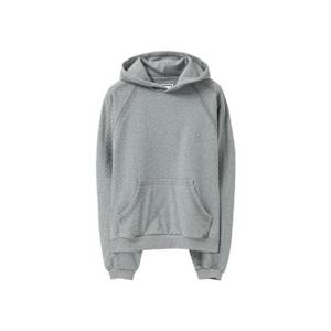우영미 라인 자수 후드 티셔츠 그레이   25SS W251TS39755G