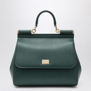 DOLCEGABBANA Large dark green Sicily Hand Bag BB6002B1001QDOLCE-87399