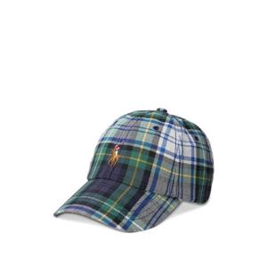 25 FW 폴로 랄프로렌 플레이드 옥스포드 베이스볼 캡 모자 710972690001 TP441010149
