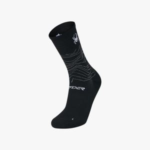 [스파이더] 남성 러닝 논슬립 장목 양말 SPKFANSC231MBLK