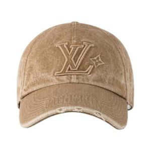 루이비통 LV 데님 워시드 캡 베이지 M5265M