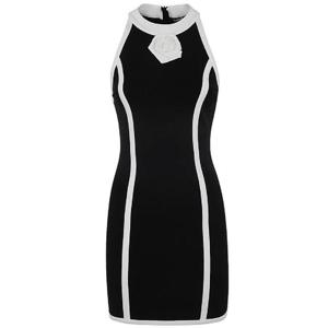 Balmain 로즈 디테일 드레스 CF0R4235JI33 EEI TP947150432