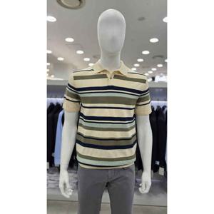 [브렌우드][워셔블] 멀티 패턴 폴로넥 스웨터BRWAM25521YEL_CA