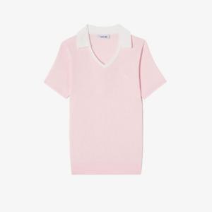 라코스테반팔라운드티 KQJ AF220E-55G-T03 조직감 반팔 폴로 스웨터