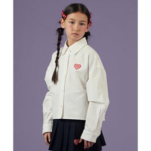 [아이스비스킷] IB하트로고크롭옥스포드셔츠_IB43SH669