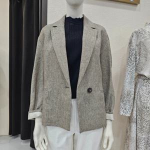 [앤클라인]해링본 린넨 자켓 AX2G2JK4091_SC