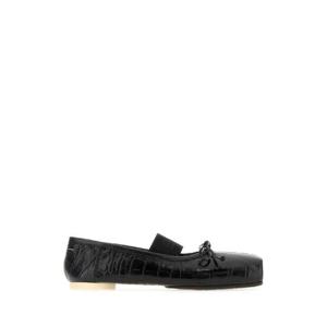 MM6 MAISON MARGIELA Black leather ballerinas S59WZ0103P7436 T8013
