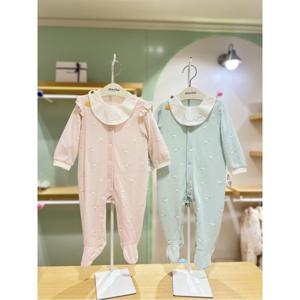 압소바HM 도리우주복(턱받이) 쌍둥이세트 25년가을겨울신상 (7A2710612)