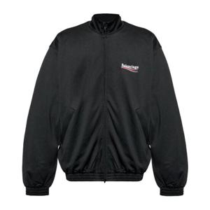 발렌시아가 블랙 프론트 투웨이 지퍼 캐주얼 재킷 818502 TRVE2