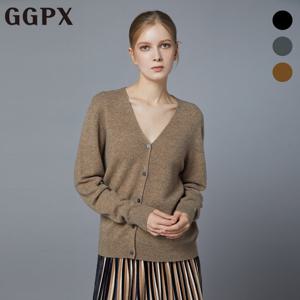 [지지피엑스]캐시미어 V넥 가디건 (GO9KG003F)