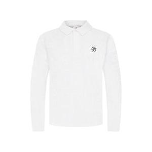 [까스텔바작] 남성 자가드 긴팔 에리 티셔츠_BGDFTL303WH