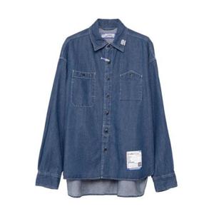 메종 미하라 야스히로 긴팔 셔츠 I12SH002INDIGO DOM