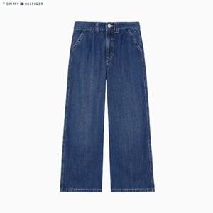 [타미힐피거칠드런] 핀턱 데님 팬츠 T42F0PEP060GT1