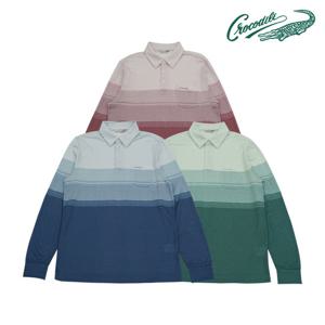 [크로커다일] 프린트 티셔츠 제천 카라티 CDAABTS1484