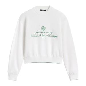 자크뮈스 베니스 니트 그래픽 크루넥 맨투맨 251KN619 2427 1IN