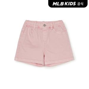 [MLB키즈 공식] 25SS 걸스 데님 3부 팬츠 NY (Mg.Pink) 7FDPB0953-50PKM