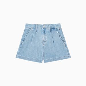 타미힐피거 키즈 T42F1PPQ120GT1 와이드 원턱 데님 쇼츠