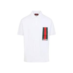 구찌 로고 디테일 반팔 폴로 셔츠 784422XJG17 9074BIANCO TP935829067